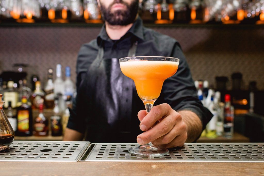 Cocktail served.