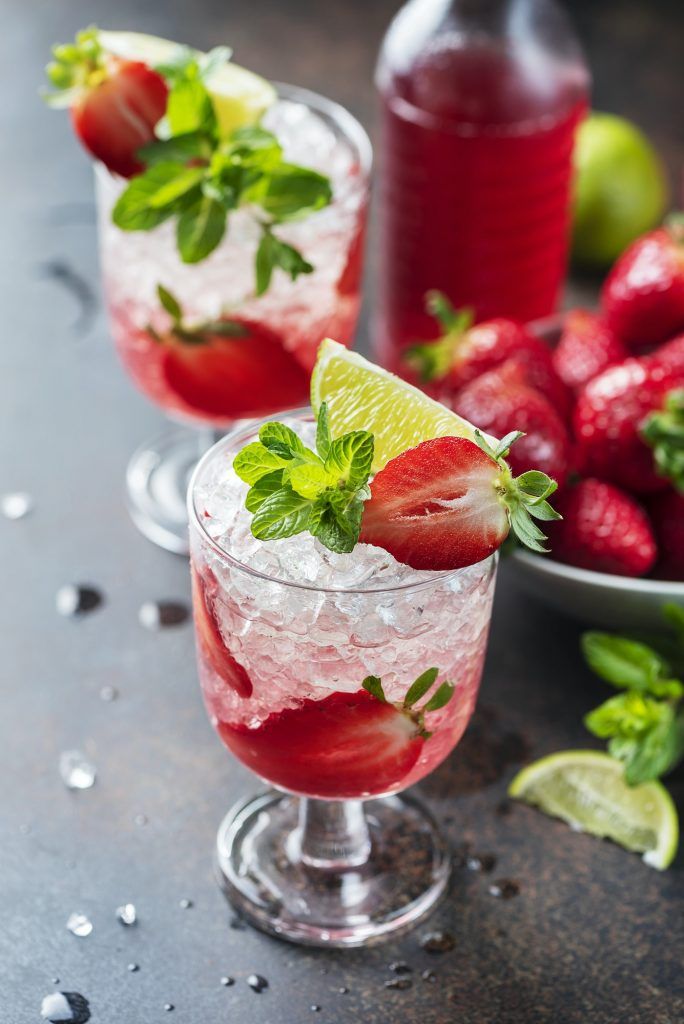 Strawberry cocktail